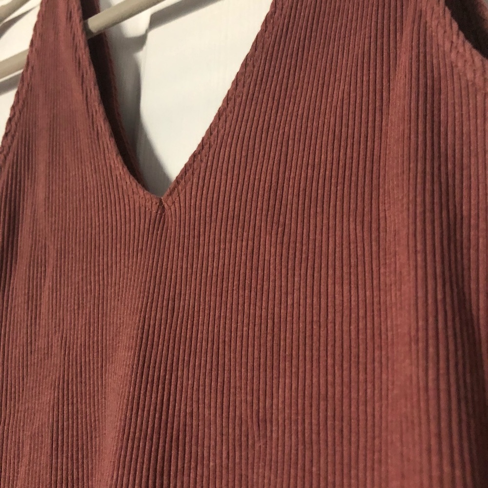 Express One Eleven Ribbed Tank Top